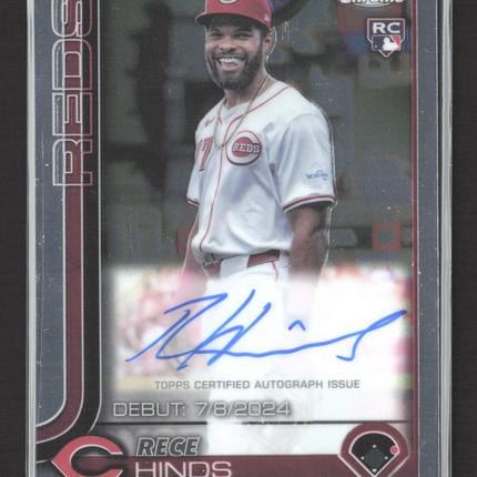 2024 Topps Chrome Update Series Rece Hinds #CRDA-RH RC Auto