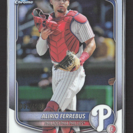 2025 Bowman Chrome Alirio Ferrebus #BCP-198 Refractor 063/499