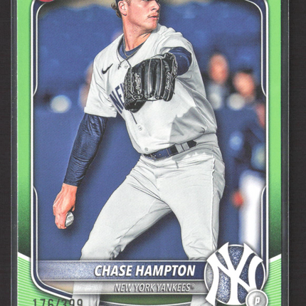 2025 Bowman Chase Hampton #BP-57 Green /399