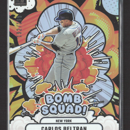 2025 Panini Donruss Baseball Bomb Squad Carlos Beltran #13 192/199