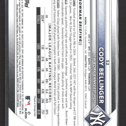 1999 Bowman Cody Bellinger #52 Pink 115/175
