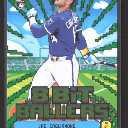 2026 Topps 8-Bit Ballers Jac Caglianone #8B-1 Green RC 68/99