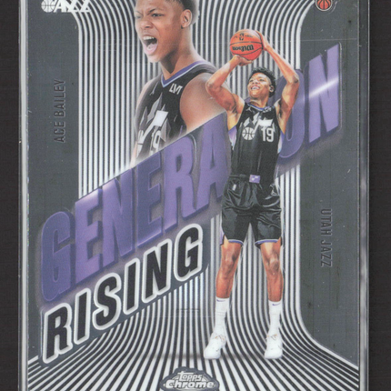2025 Topps Chrome Generation Rising Ace Bailey #GR-5 RC