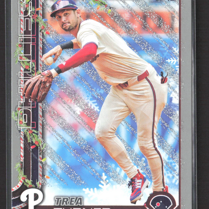 2024 Topps Holiday Trea Turner #H90 Glitter