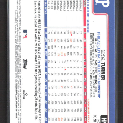 2024 Topps Holiday Trea Turner #H90 Glitter
