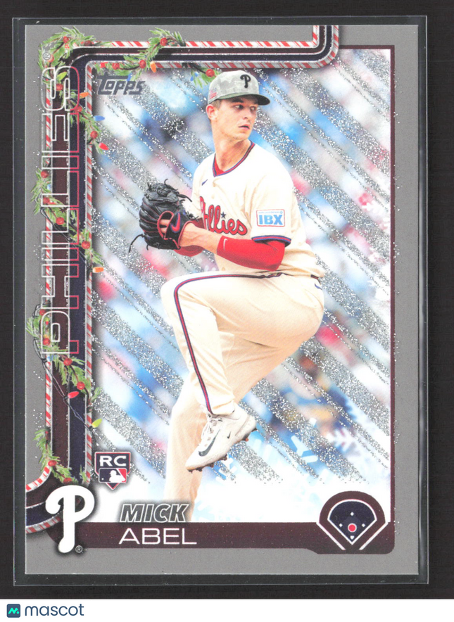 2025 Topps Holiday Mick Abel #H111 Glitter RC