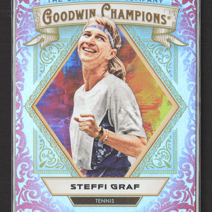 2025 Upper Deck Goodwin Champions Steffi Graf #11 Red Rainbow