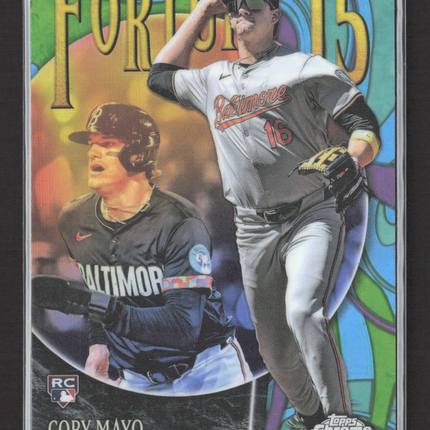 2025 Topps Chrome Fortune 15 Coby Mayo #F15-12 RC
