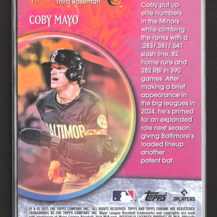 2025 Topps Chrome Fortune 15 Coby Mayo #F15-12 RC