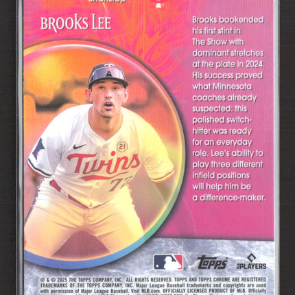 2025 Topps Chrome Fortune 15 Brooks Lee #F15-14 RC