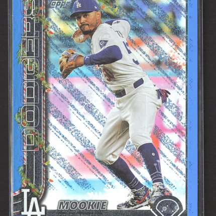 2025 Topps Holiday Mookie Betts #H52 Blue