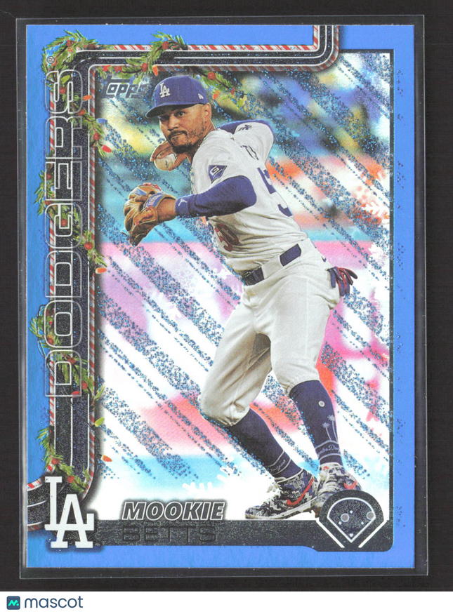 2025 Topps Holiday Mookie Betts #H52 Blue