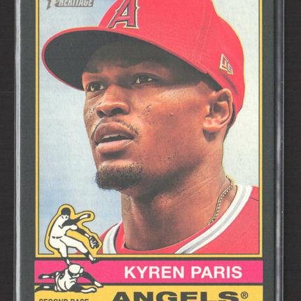 2024 Topps Heritage Kyren Paris #528 Black Border