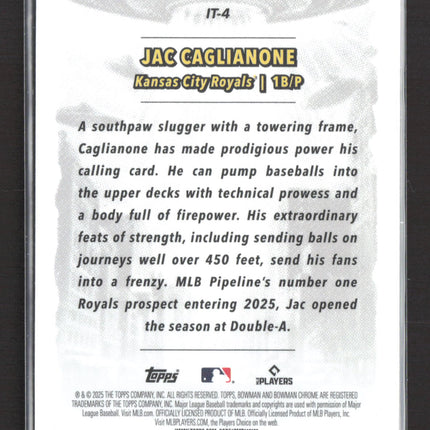 2025 Bowman It Came To... The League Jac Caglianone #IT-4