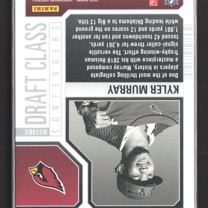 2023 Panini Contenders Historic Draft Class Kyler Murray #HDC-KM
