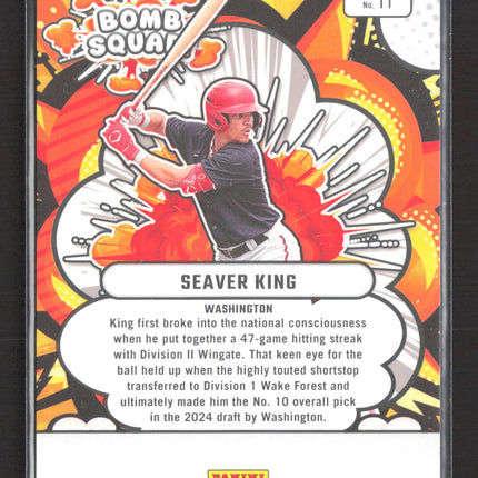 2025 Panini Donruss Baseball Bomb Squad Seaver King #11