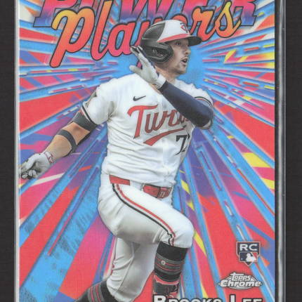 2025 Topps Chrome Power Players Brooks Lee #PP-23 RC