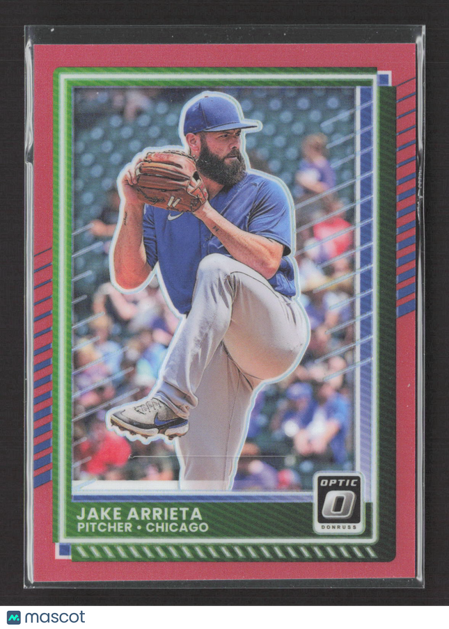 2025 Panini Donruss Optic Prizm Jake Arrieta #11 red 56/99