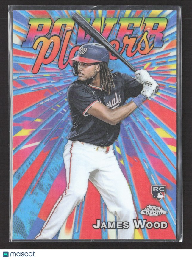 2025 Topps Chrome Power Players James Wood #PP-19 RC
