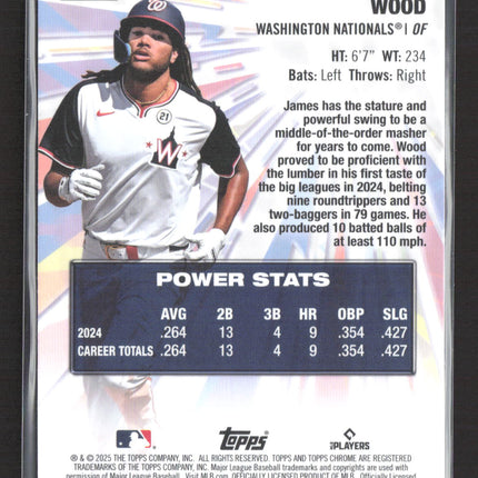 2025 Topps Chrome Power Players James Wood #PP-19 RC
