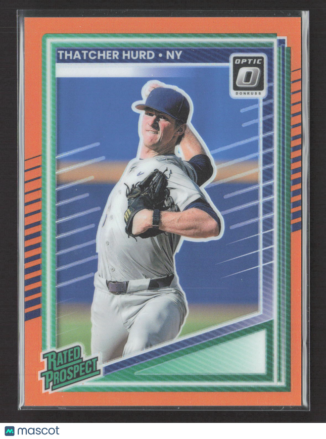 2025 Panini Donruss Optic Baseball Thatcher Hurd #133 Orange Prizm 184/199