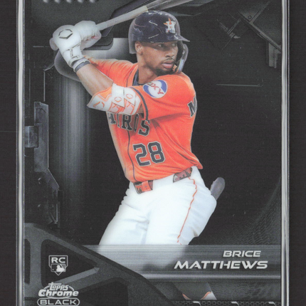 2026 Topps Chrome Black Brice Matthews #75