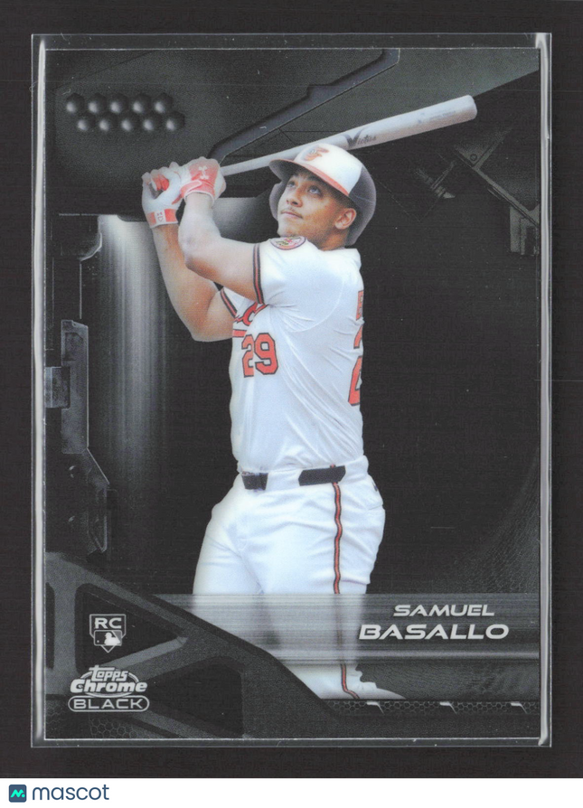 2026 Topps Chrome Black Samuel Basallo #41 RC