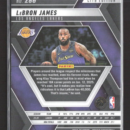 2024 Panini Mosaic Mosaic City Edition LeBron James #286