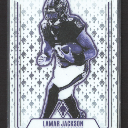 2025 Panini Phoenix Contours Lamar Jackson #CON-LJN