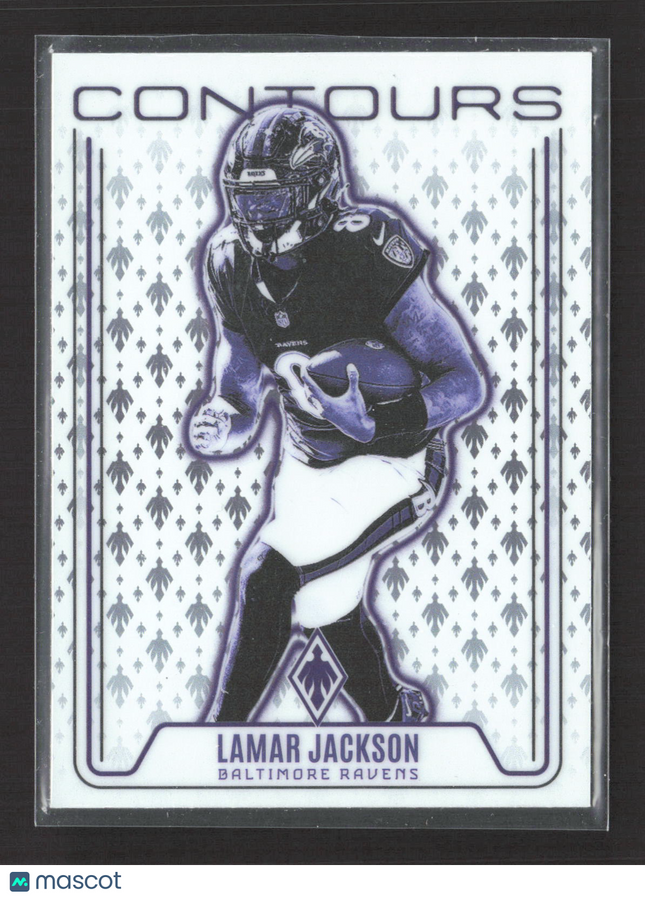 2025 Panini Phoenix Contours Lamar Jackson #CON-LJN