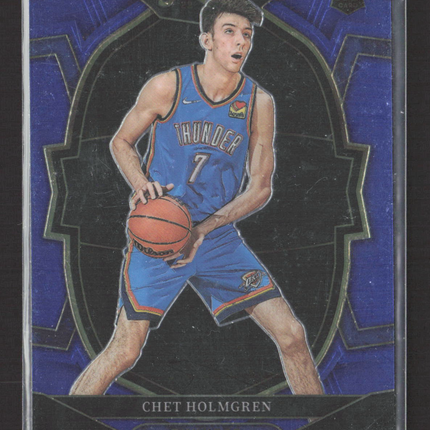 2023 Panini Select Concourse Chet Holmgren #83 Blue RC