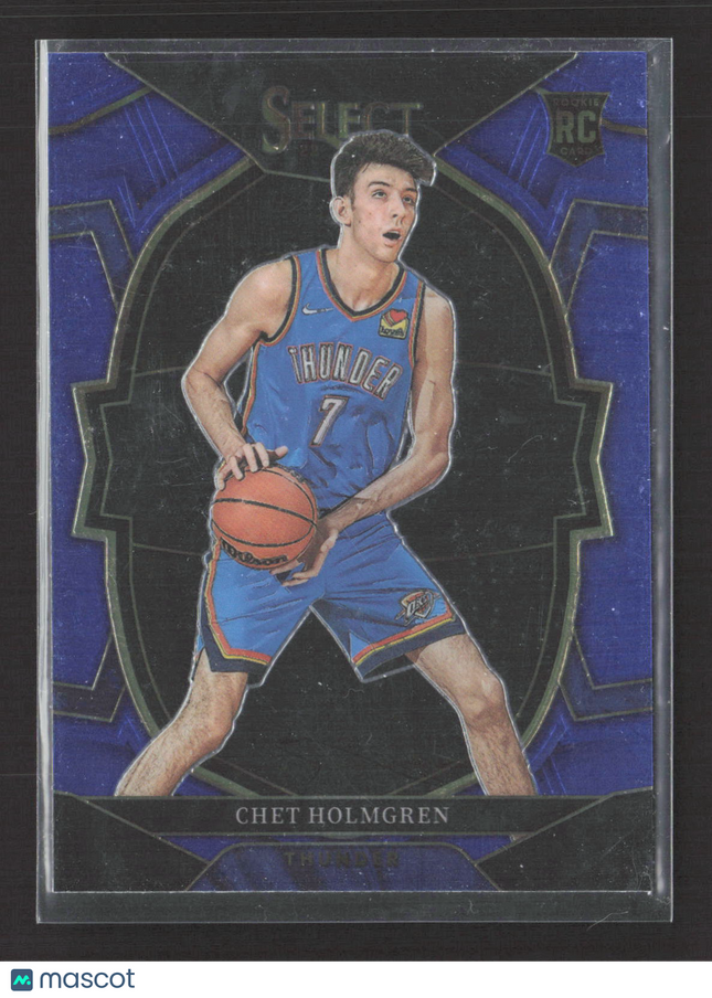 2023 Panini Select Concourse Chet Holmgren #83 Blue RC