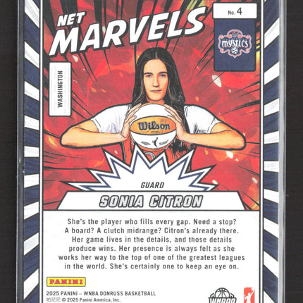 2025 Panini Donruss Net Marvels Sonia Citron #4 RC