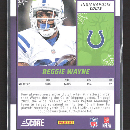 2024 Panini Score Score-A-Treat Reggie Wayne #126 Halloween