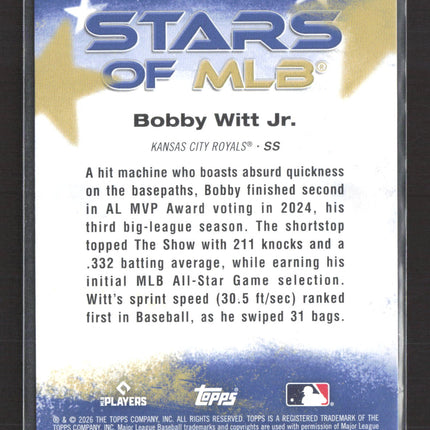 2025 Topps Stars of MLB Bobby Witt Jr. #SMLB-5