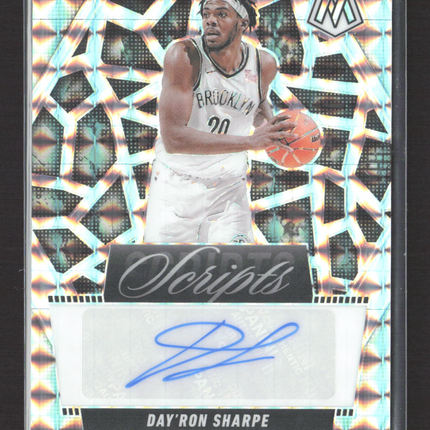 2025 Panini Mosaic Basketball Scripts Day'Ron Sharpe #MS-DRS Auto