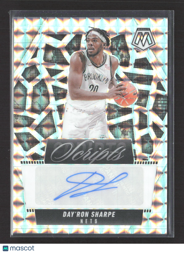 2025 Panini Mosaic Basketball Scripts Day'Ron Sharpe #MS-DRS Auto