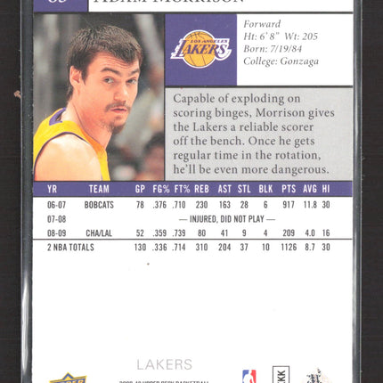 2009 Upper Deck Adam Morrison #83