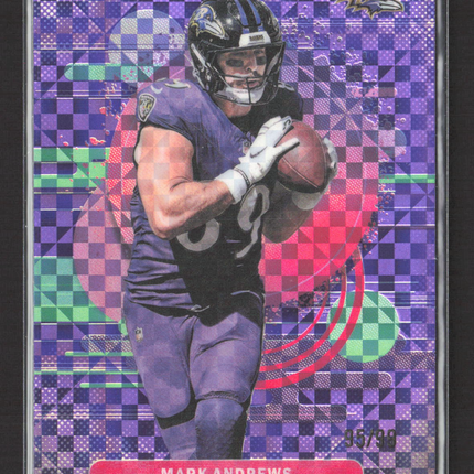 2025 Topps Finest Mark Andrews #178 Purple Checkerboard 95/99