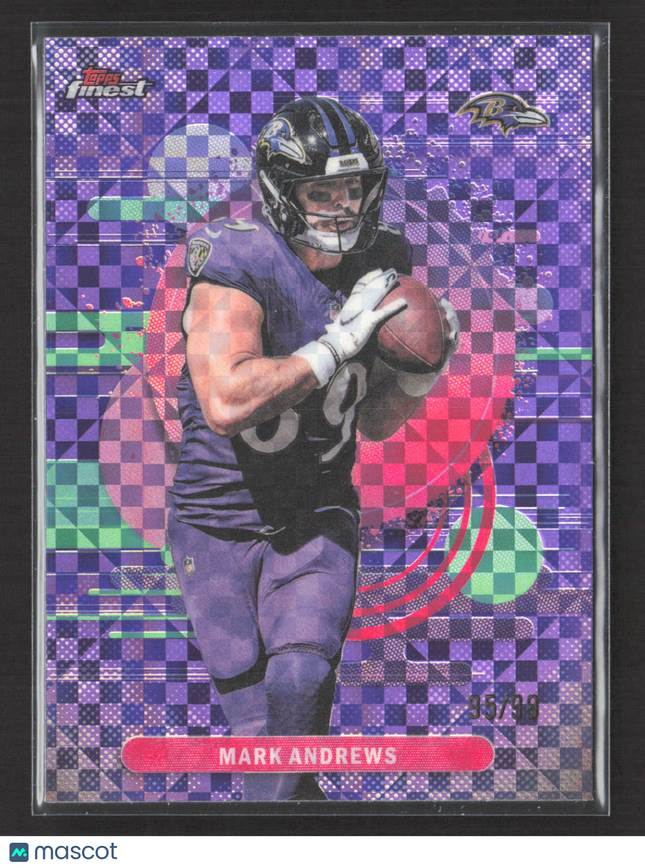 2025 Topps Finest Mark Andrews #178 Purple Checkerboard 95/99