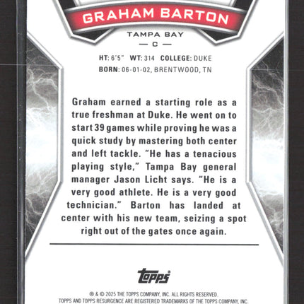 2025 Topps Resurgence Graham Barton #192 Green RC 051/175