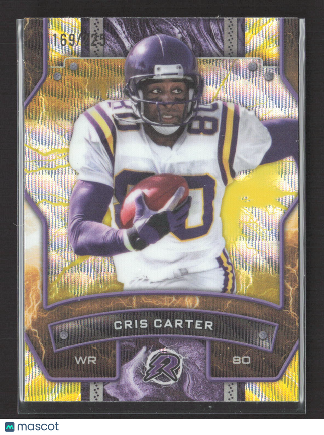 1993 Topps Resurgence Cris Carter #62 Yellow Lightning /225