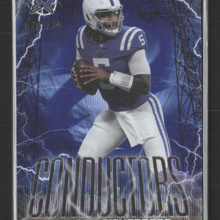 2025 Topps Resurgence Conductors Anthony Richardson #C-3 Blue 070/275