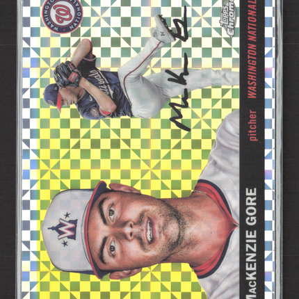 2025 Topps Chrome PLatinum Mackenzie Gore #166 X-Fractor
