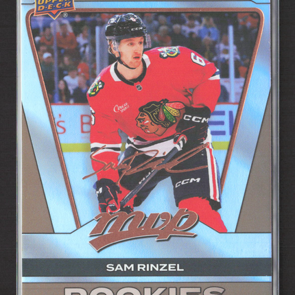 2025 Upper Deck MVP Sam Rinzel #268 Copper Script