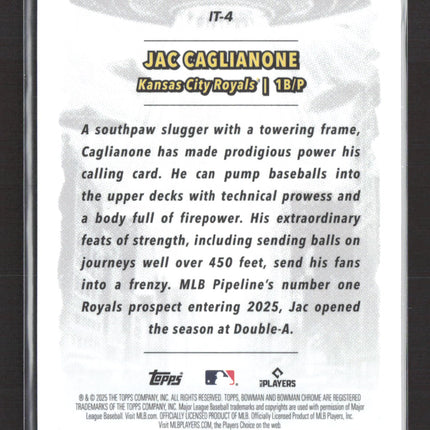 2025 Bowman It Came To... The League Jac Caglianone #IT-4