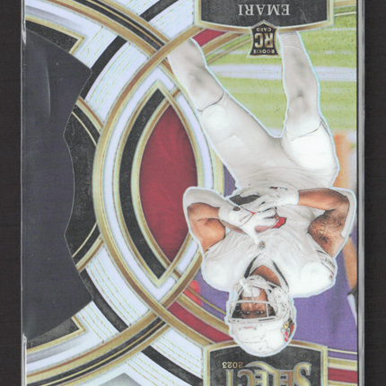 2024 Panini Select Prizm Emari Demercado #160 Premier Level RC