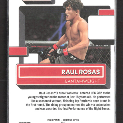 2023 Panini Donruss Optic Prizm Raul Rosas #115 Holo