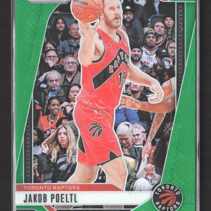 2024 Panini Prizm Jakob Poeltl #198 Green