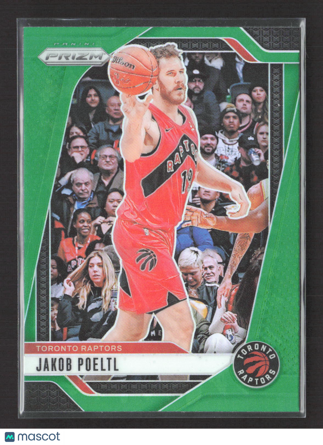 2024 Panini Prizm Jakob Poeltl #198 Green